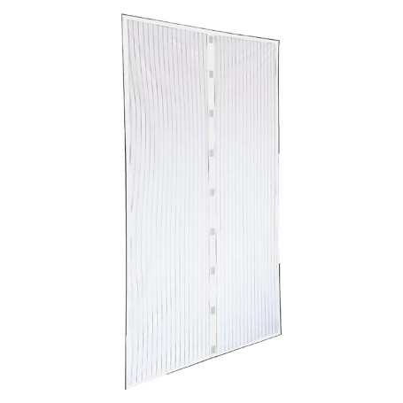 ZANZARIERA IN POLIESTERE CON MAGNETI PER PORTA  ECCO MAGNET  cm 120 x 160 - col. bianco