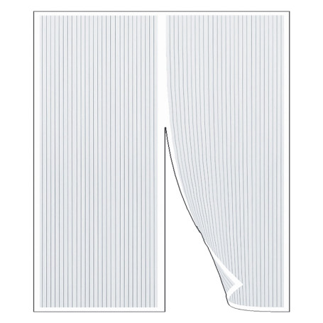 ZANZARIERA IN POLIESTERE CON MAGNETI  ECCO MAGNET PROMO  cm 100 x 220 - bianca