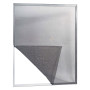 ZANZARIERA IN POLIESTERE ADESIVA PER FINESTRE  ECCO  cm 120 x 160 col. grigio