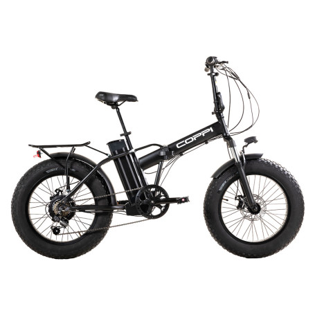 BICICLETTA ELETTRICA  VESUVIO  COPPI 250 W - ruote da 20 - nera