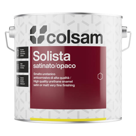 SMALTO SINTETICO SATINATO  SOLISTA  Lt. 0