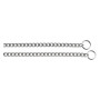 COLLARE PER CANE A STRANGOLO  CHROME   CS1572 - cm 48