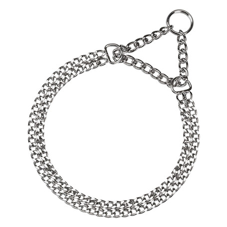 COLLARE PER CANE SEMI STRANGOLO  CHROME   CSS5518 - cm 32 / 44