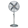 VENTILATORE DA PAVIMENTO  CHROME  90 W -  diametro  50 cm / altezza massima 150 cm