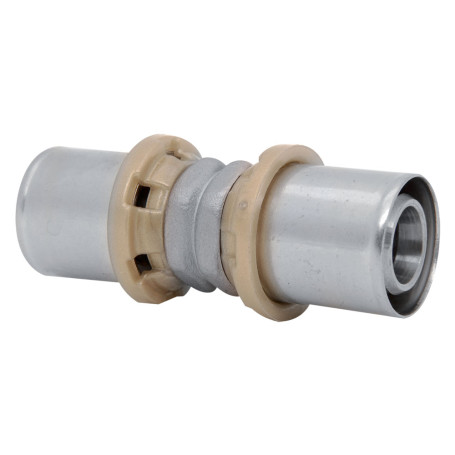 RACCORDO A PRESSARE DIRITTO DOPPIO  ART. 400  20 x 20