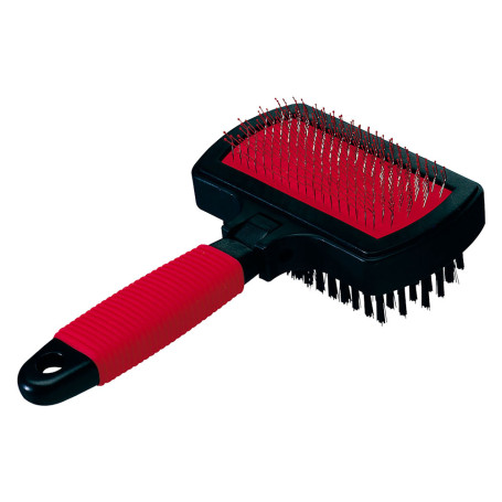 SPAZZOLA CARDATRICE COMBINATA  GRO  cm 17 x 10