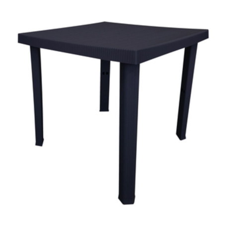 TAVOLO RESINA FIGARO 80X80XH72CM ANTRACITE