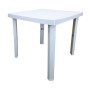TAVOLO RESINA FIGARO 80X80XH72CM BIANCO