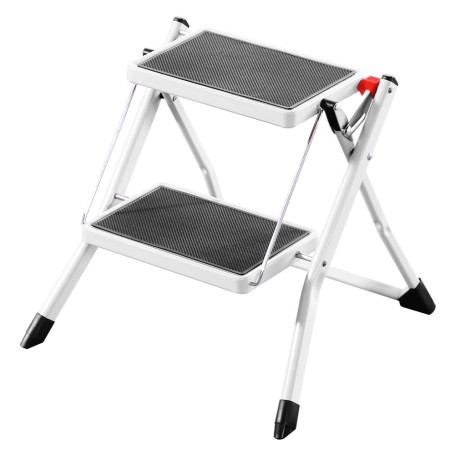 SGABELLO APRIBILE GRADINO CON TAPPETINO  KLOSE  2 gradini - aperto cm. 49 x 48