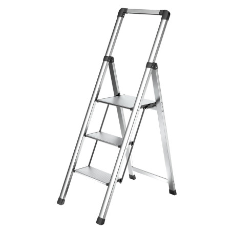 SGABELLO  ALU-STEP  3 gradini - aperto cm 72 x 45 x h.128