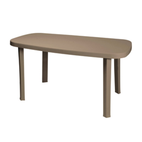 TAVOLO GARDEN OTELLO 136X82XH72CM TORTORA