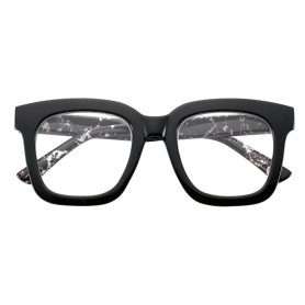 OCCHIALI PER LETTURA MODELLO  SOUTH CAROLINA NERO MARMORIZZATO  + 3