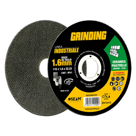 MOLA ABRASIVA PER MARMO/PIASTRELLE  GRINDING LINEA INDUSTRIALE   diametro  115 x 1