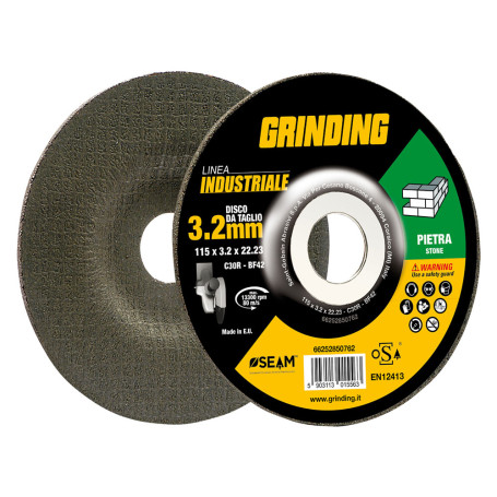 MOLA ABRASIVA PER MARMO  GRINDING LINEA INDUSTRIALE   diametro  115 x 3