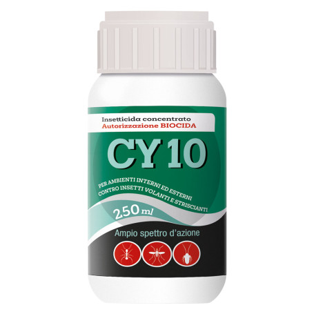 INSETTICIDA LIQUIDO CONCENTRATO  CY 10 EC  ml 250