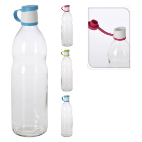 BOTTIGLIA IN VETRO  COLORATA  1000 ml - colori assortiti