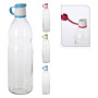BOTTIGLIA IN VETRO  COLORATA  1000 ml - colori assortiti