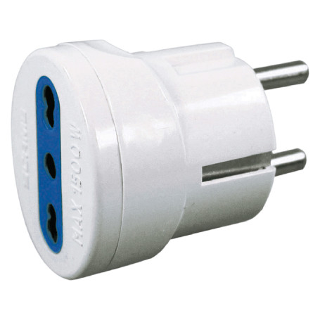 ADATTATORE art.CE47C - spina 2P+T16A schuko (scatola append.)