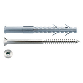 TASSELLO NYLON  LATER CORNICE  C10A 100 LUVT 10 x 100 - vite Torx T40 7 x 105