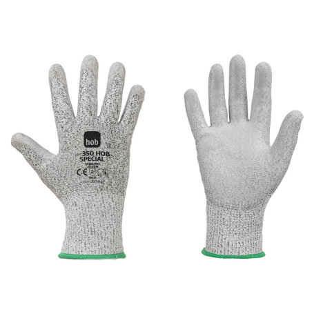 GUANTI POLIESTERE/POLIETILENE  350 HOB SPECIAL  Tg. 10 - colore grigio