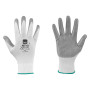 GUANTI NITRILE/POLIESTERE  NIT-01 HOB SPECIAL  Tg. 8 - colore bianco/grigio
