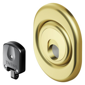 DEFENDER MAGNETICO PER SERRATURE  MAG 3G 2M  acciaio cromo satinato