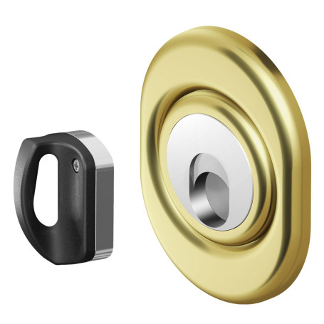 DEFENDER MAGNETICO PER SERRATURE  MR 500F  inox ottone lucido