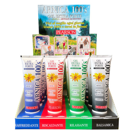 ESPOSITORE TUBETTI GEL ARNICA 100’S 16 pz