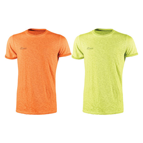 MAGLIA A GIROCOLLO  FLUO  taglia XL - yellow fluo