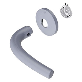 MANIGLIA PORTA BLINDATA  TIZIANA  argento