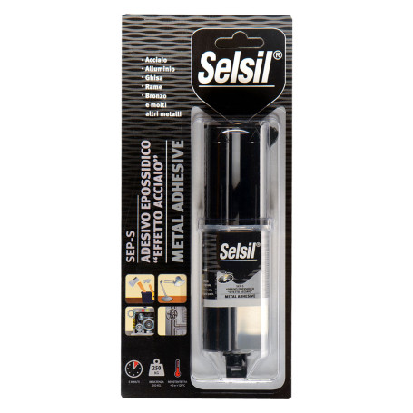 ADESIVO EFFETTO ACCIAIO  SEP-S  gr. 28