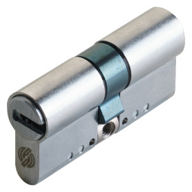 CILINDRO PROFILATO MODULARE SERIE  EVO K22 TOP  mm 36+10+46  uguale a  92 (41+51) cromo satinato