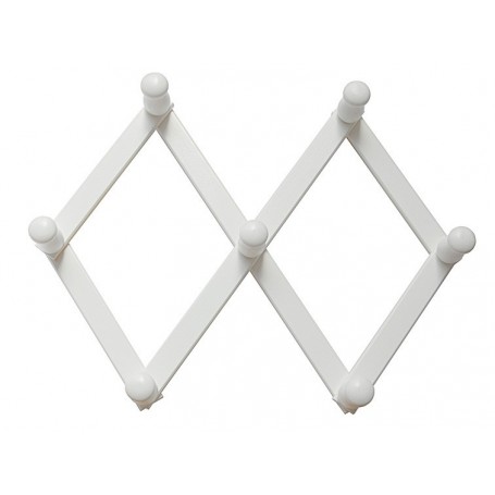 APPENDIABITI ESTENSIBILE A 7 GANCI BIANCO**
