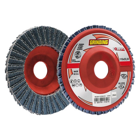 DISCO LAMELLARE PER ACCIAIO INOX  FORZA   diametro  115 gr. 120