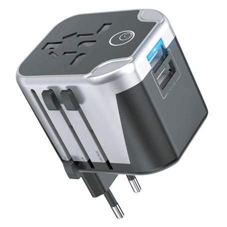 ADATTATORE CARICATORE CONVERTIBILE DA VIAGGIO  12W