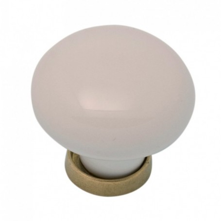 POMOLO PORCELLANA TONDO C BASE F  3 MM.31**