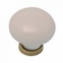 POMOLO PORCELLANA TONDO C BASE F  3 MM.31**