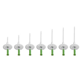 TASSELLO PANNELLI ISOLANTI CON CHIODO ACCIAIO lunghezza mm 175 - chiodo  diametro  mm 4