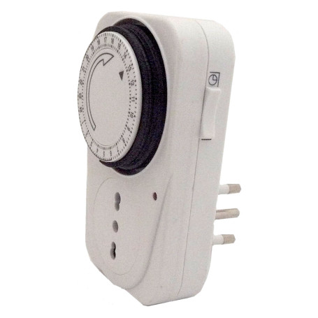 PRESA TEMPORIZZATA  SETTIMANALE  spina + presa 10/16A