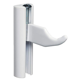 TASSELLO MENSOLA PIATTA PER RADIATORI ALLUMINIO SU CARTONGESSO  RC   diametro  8 (foro) x 68 mm (distanza centro mozzo/parete)
