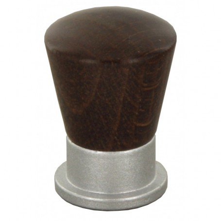 POMOLO CONICO LEGN OT.745A MM.19 NOCE SCURO
