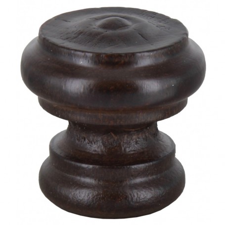 POMOLO IN LEGNO NOCE ART. 102C MM.30