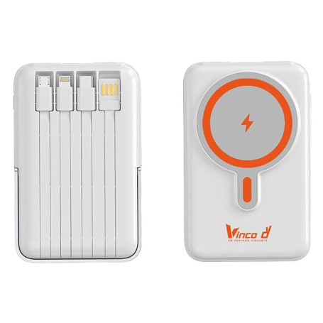 BATTERIA PORTATILE  POWER BANK WIRELESS CHARGE  10000 mAh