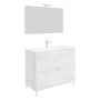 MOBILE BAGNO  LISBONA  base cm 80 x 47 x h.85 - colore rovere bianco