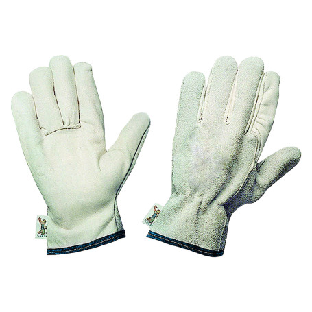GUANTI PALMO PELLE DORSO CROSTA Tg. 10 (XL)
