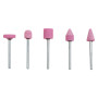 MOLE ABRASIVE AL CORINDONE ROSA  398.00  set 5 pezzi
