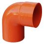 CURVA 87 IN PVC 87  diametro  50