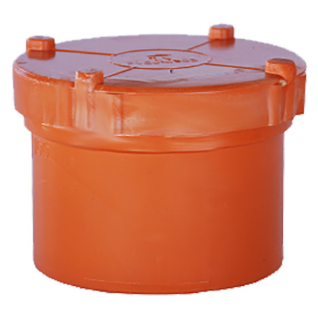 TAPPO A VITE IN PVC  diametro  100