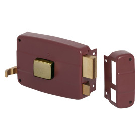 SERRATURA PORTONCINO DA APPLICARE PER LEGNO ART. 50110  N6  - Dx - E 60