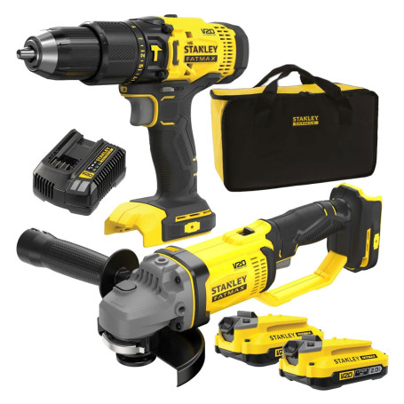 TRAPANO+SMERIGLIATRICE A BATTERIA  SFMCK471D2S-QW  kit 2 pezzi